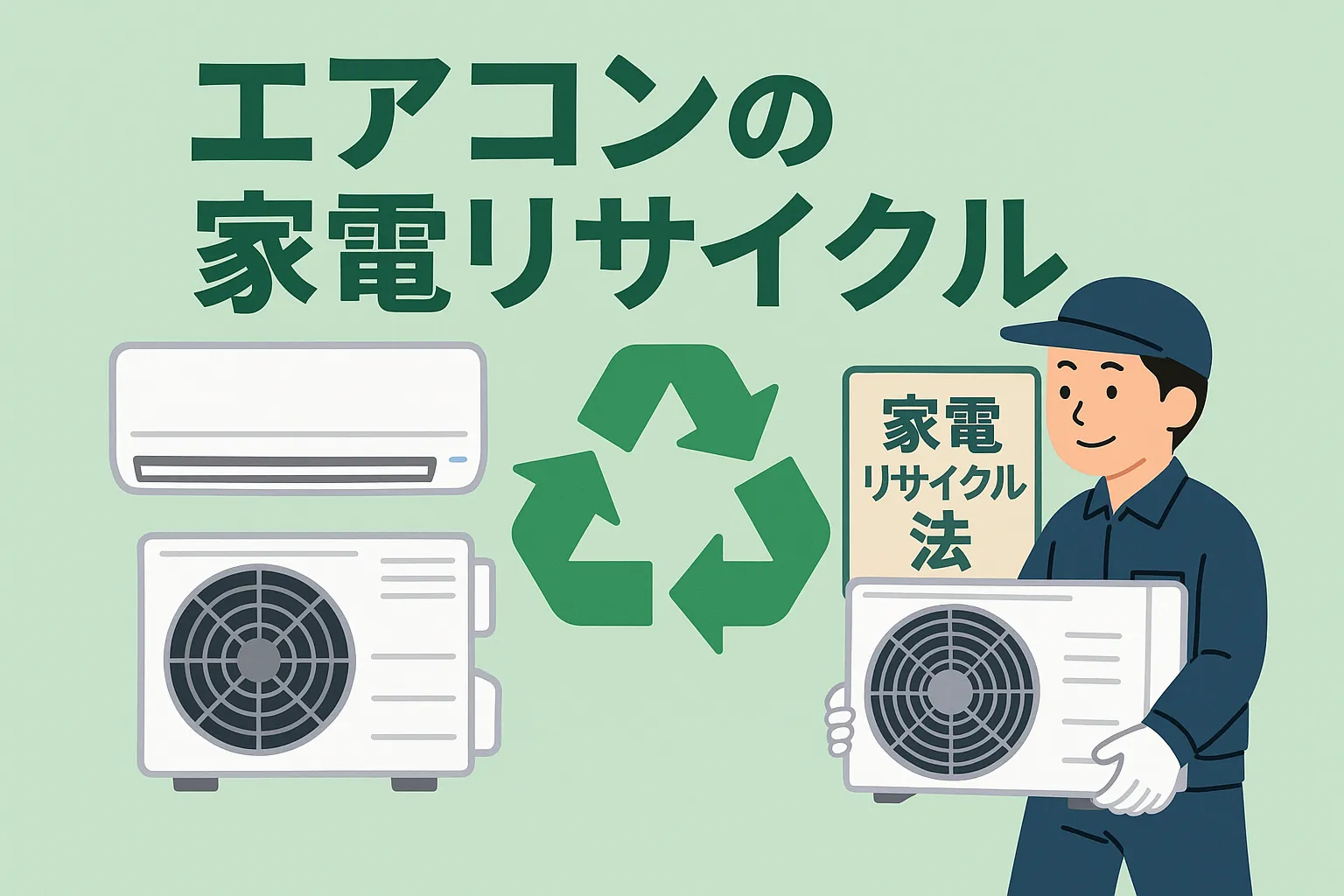 エアコンは粗大ゴミに出せない！正しい処分方法をわかりやすく解説